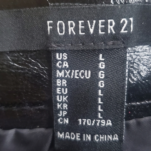 Forever 21 - 2 Pleather/PVC Miniskirts - Picture 4 of 7